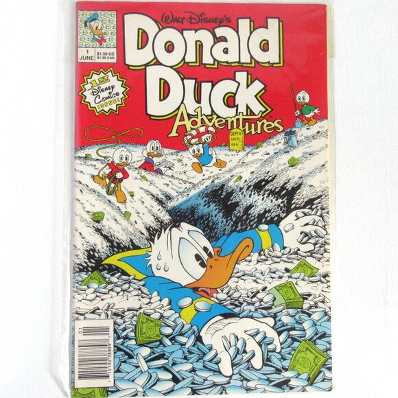 Walt Disney's Donald Duck Adventures, #1, comic book, Vintage, 90 - Picture 1 of 1